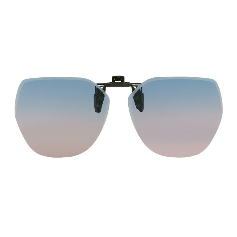 2025 New Flip-Up Sunglasses Polarized Clips Frameless Polygon Men’s and Women’s Sunglasses Clips Wholesale 1020 9