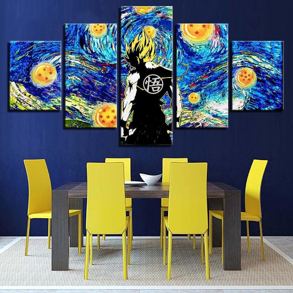 AliExpress Canvas Poster Home Decor Living Room One Piece Starry Night Vincent Van Gogh Background Wall Decoration Painting 1