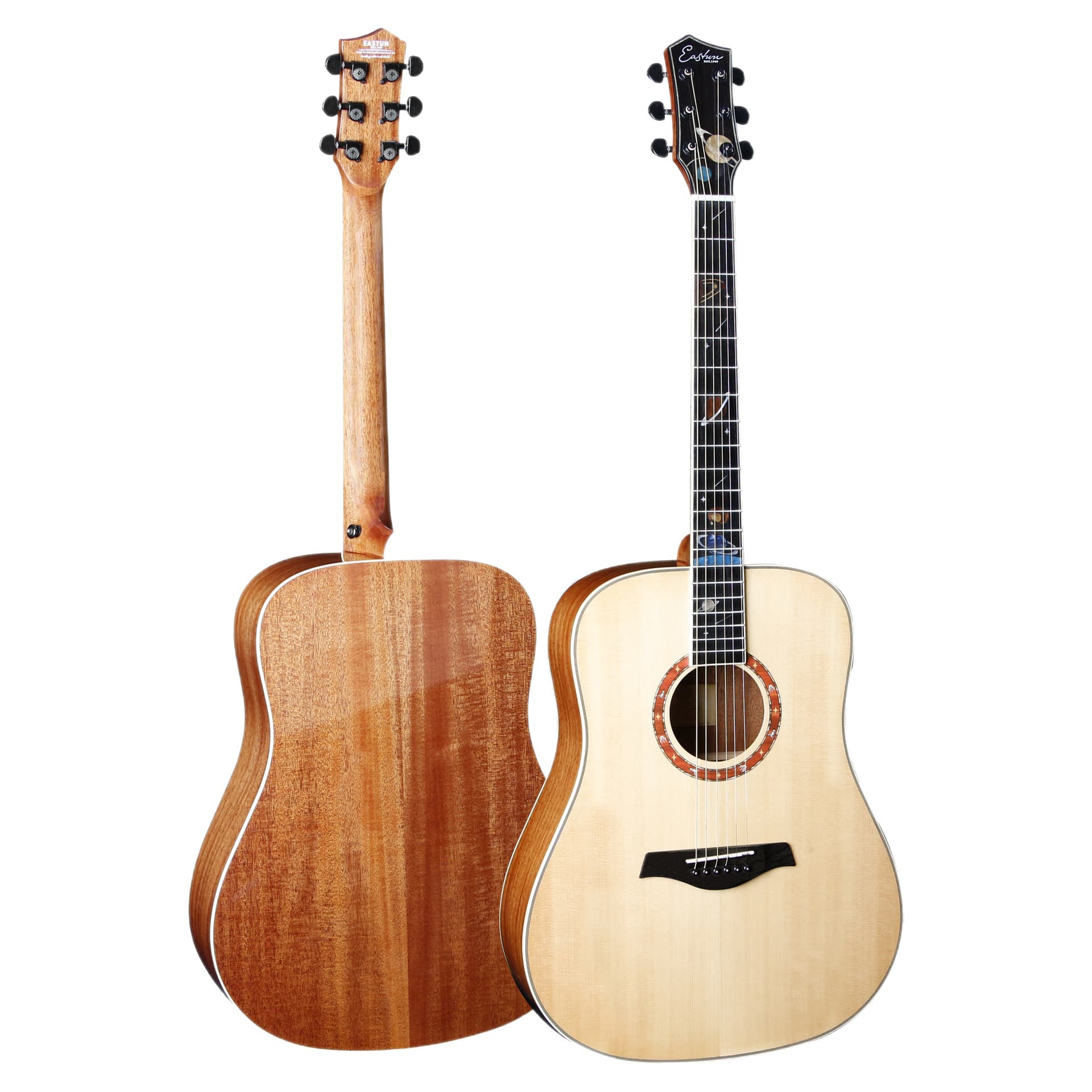 Easton Star Rail Moon Wheel 36-inch 38-inch 41-inch spruce mahogany core veneer guitar folk folk guitar 6