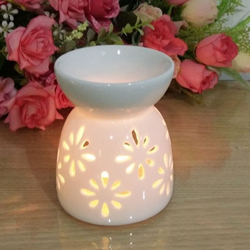 Aromatherapy furnace essential oil furnace aromatherapy lamp incense night light electronic incense burner ceramic candle bedroom aromatherapy machine 9