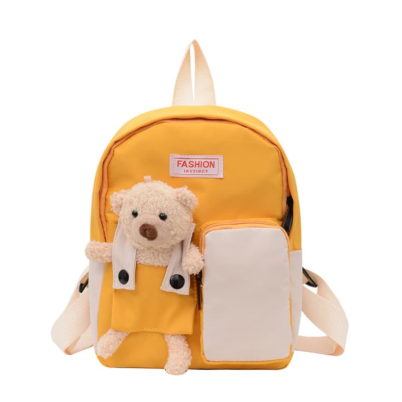Cartoon children's schoolbag 2021 new kindergarten cute bear girl bag primary school student backpack wholesale 10