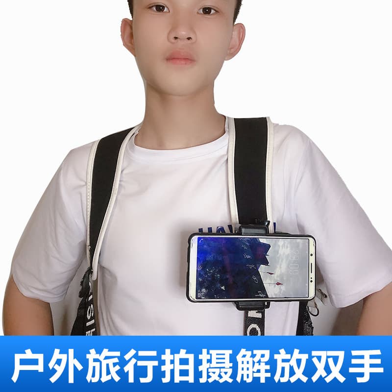 DJI action camera accessories GP wrist strap arm strap palm strap single shoulder strap school bag clip head strap chest strap bracket 6