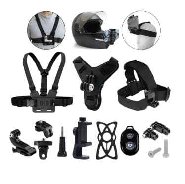 DJI action camera accessories GP wrist strap arm strap palm strap single shoulder strap school bag clip head strap chest strap bracket 10