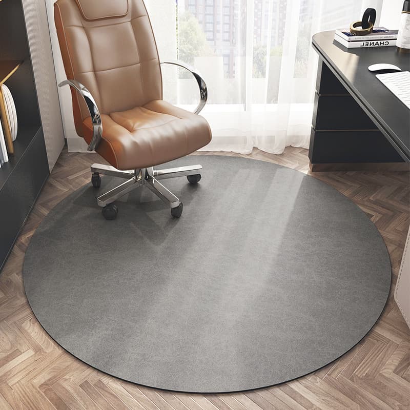 Office computer chair foot pads non-slip mats round carpets home bedroom hanging basket floor study chair floor mats 9