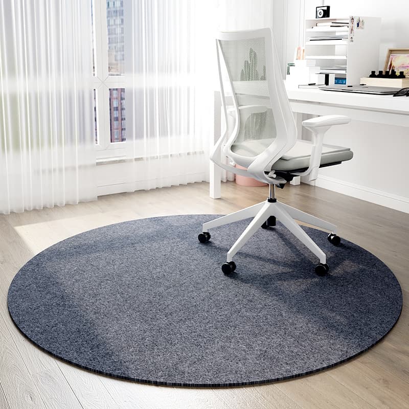 Office computer chair foot pads non-slip mats round carpets home bedroom hanging basket floor study chair floor mats 10