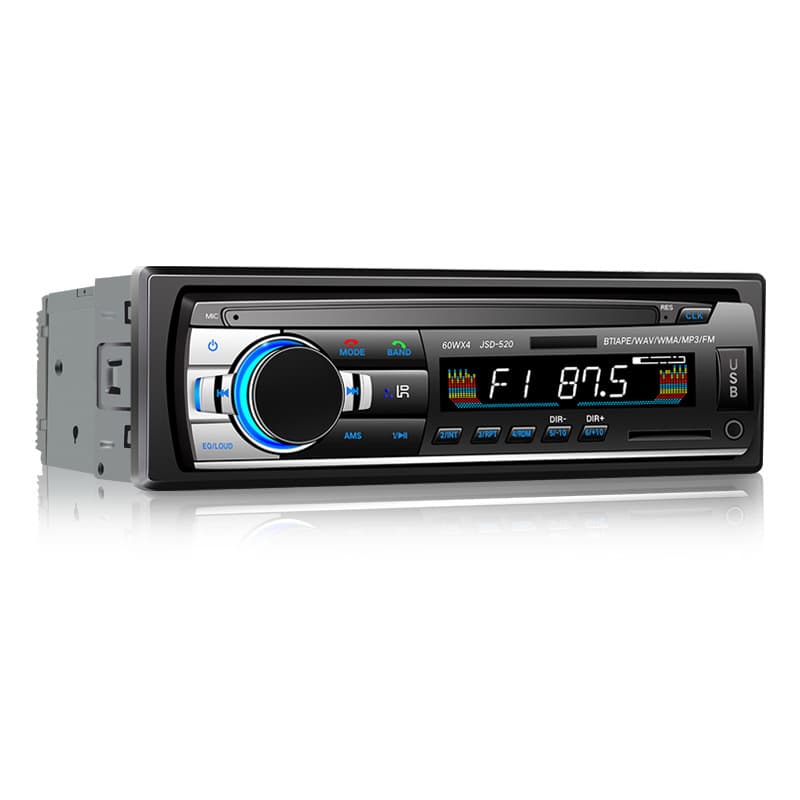 Car mp3 bluetooth music player manufacturer direct sales plug-in card Wuling radio car MP3 audio JSD520 3