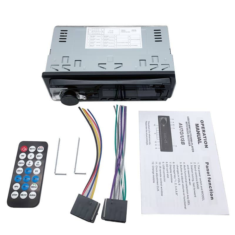 Car mp3 bluetooth music player manufacturer direct sales plug-in card Wuling radio car MP3 audio JSD520 6