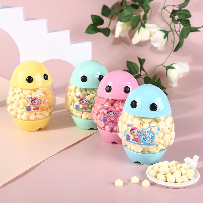 Fruit yogurt dissolved beans snacks baby milk beans multi-flavor bottled steamed buns organic food nutritional ready-to-eat 3