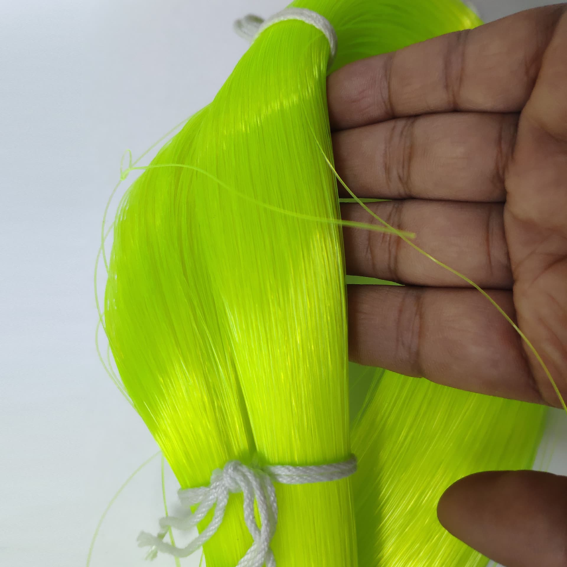 Imported raw material fishing line nylon monofilament plastic thread bulk line fishing net line thin rattan colorful fishing line braided jewelry 1 4