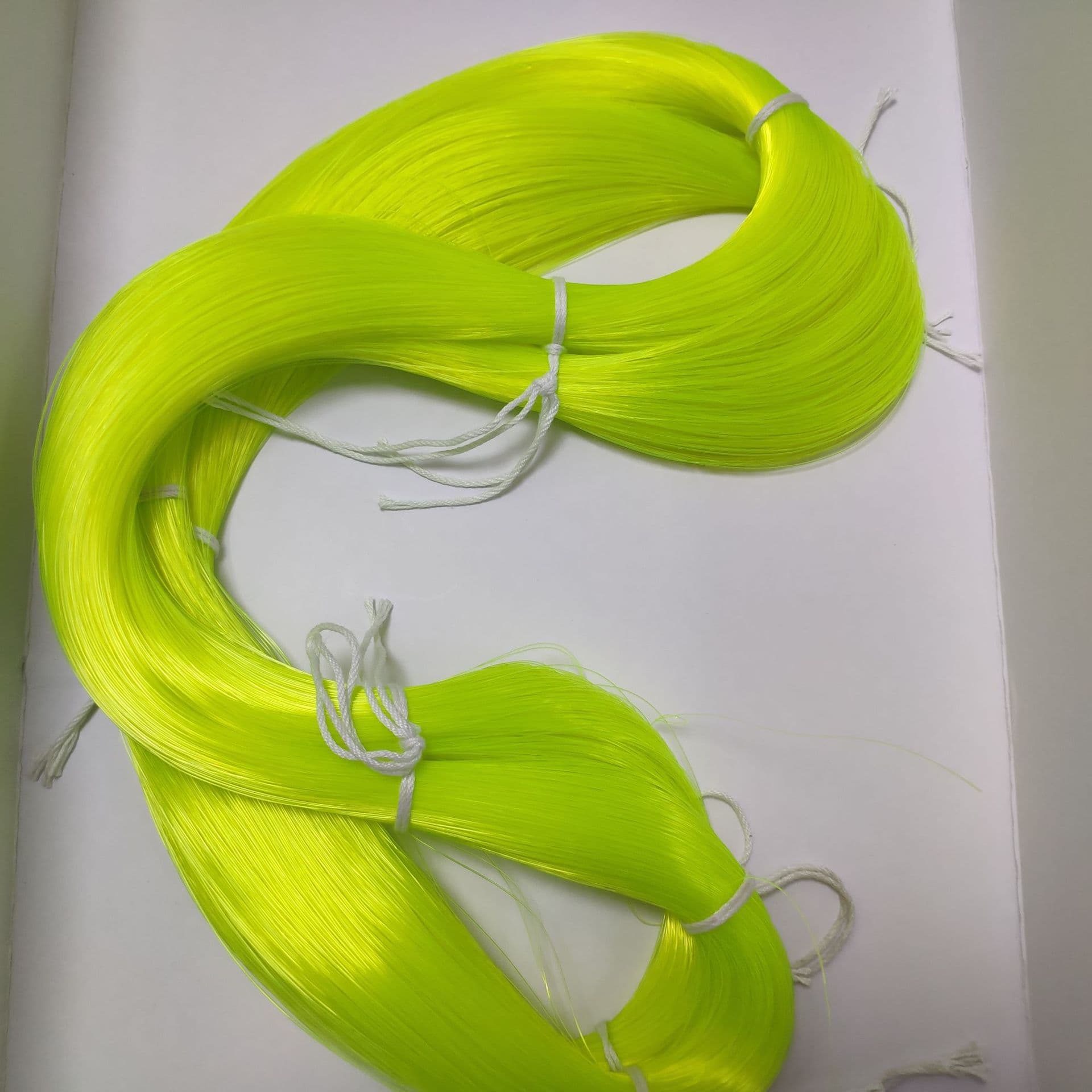 Imported raw material fishing line nylon monofilament plastic thread bulk line fishing net line thin rattan colorful fishing line braided jewelry 1 5