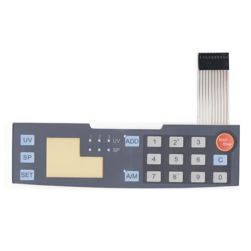 High-quality touch film panel, sand surface material with transparent window convex hull feels good to the touch 6
