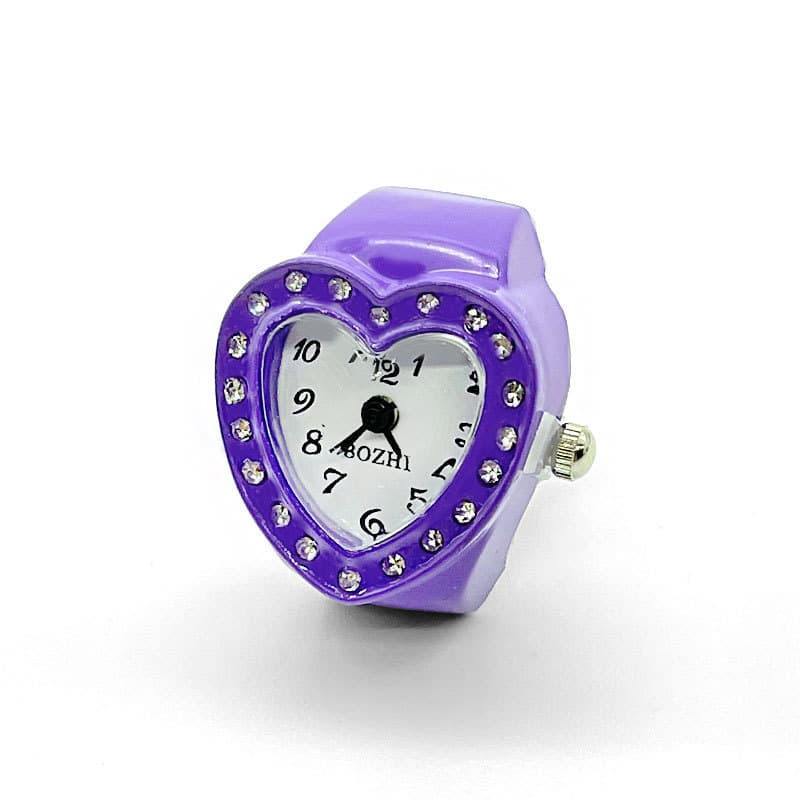 [Ring Watch] Korean style love with diamond trendy best-selling temperament female ring watch directly approved by cross-border foreign trade manufacturers 8