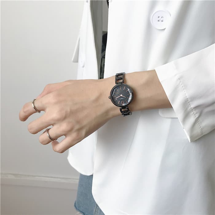 Japanese and Korean Xiaoxiang chain watch women's watch ins style college style student simple temperament fashionable atmosphere diamond 8
