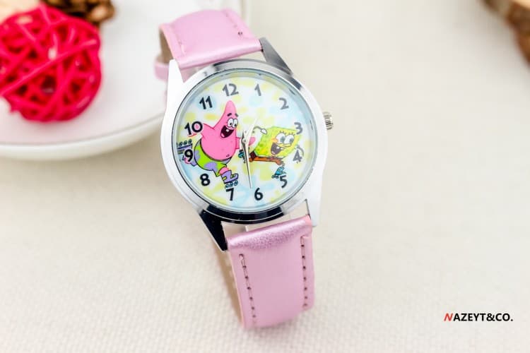 Cross-border popular children's belt cartoon watch primary school boys and girls cartoon cute electronic watch 7