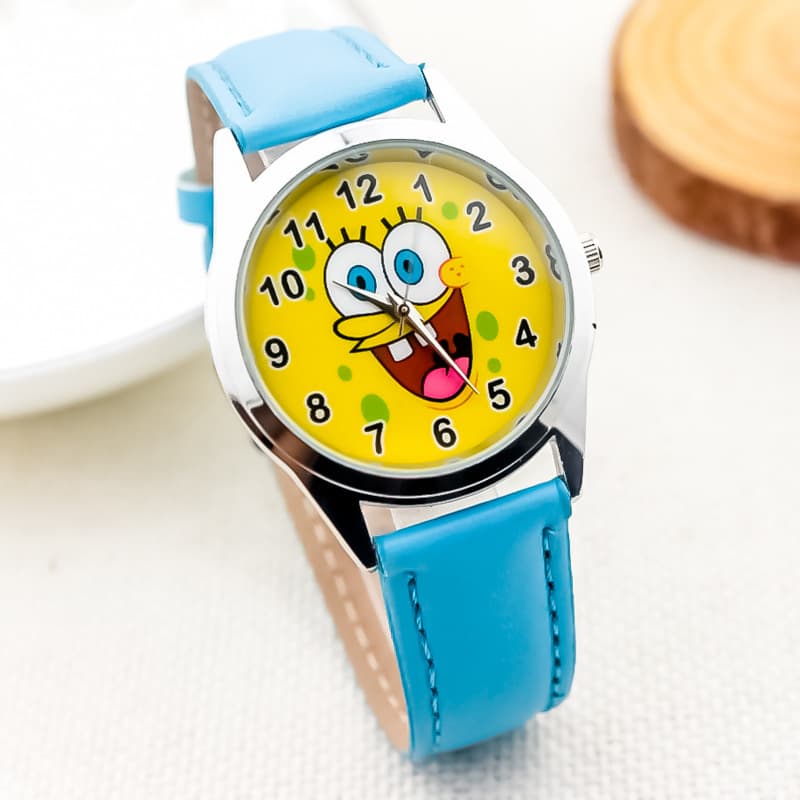 Cross-border popular children's belt cartoon watch primary school boys and girls cartoon cute electronic watch 10