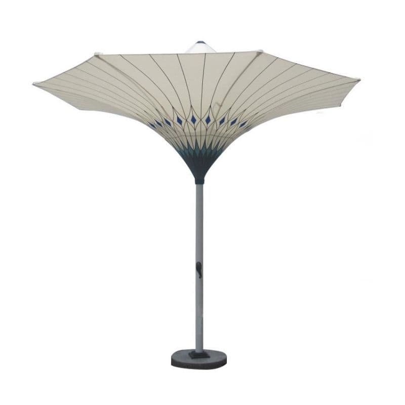 Outdoor tulip umbrella landscape parasol villa garden umbrella square large decorative flower umbrella center column sun umbrella 6