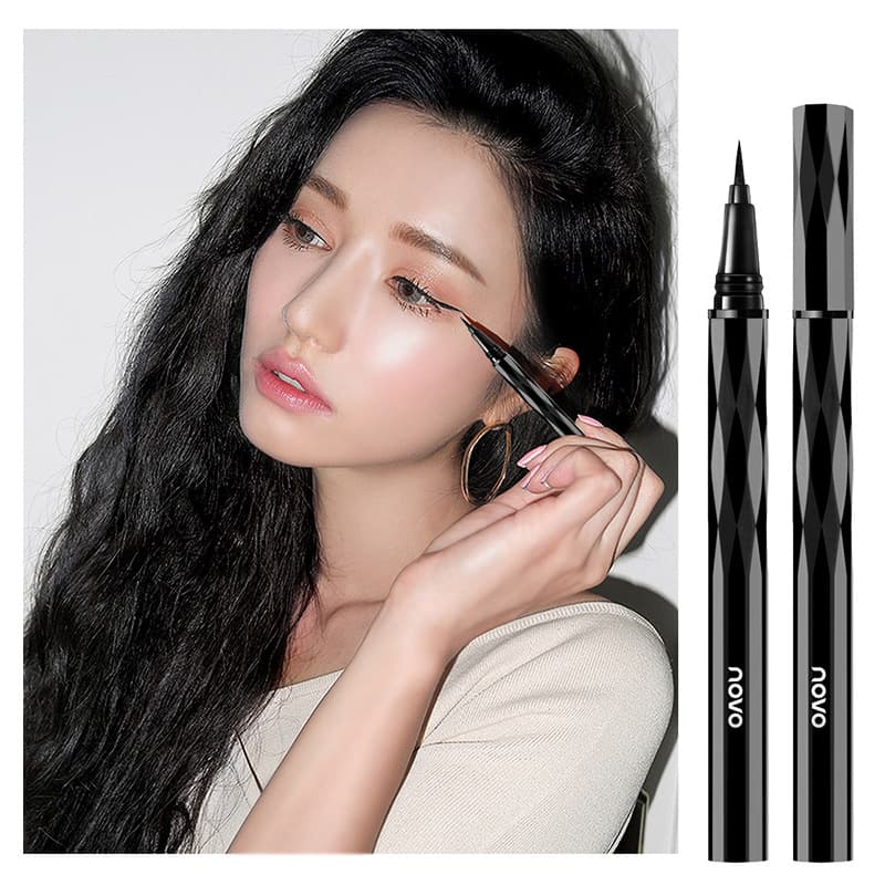 Makeup NOVO long-lasting liquid eyeliner for beginners large eyes waterproof non-smudge eyeliner long-lasting makeup 7