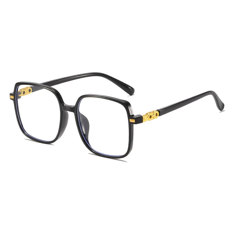 Frosted coffee anti-blue light glasses frame Korean style trendy new model can be matched with myopia female Xiaohongshu internet celebrity plain plain glasses 7
