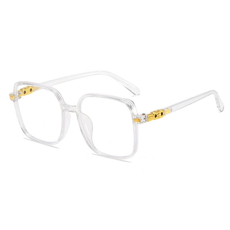 Frosted coffee anti-blue light glasses frame Korean style trendy new model can be matched with myopia female Xiaohongshu internet celebrity plain plain glasses 10