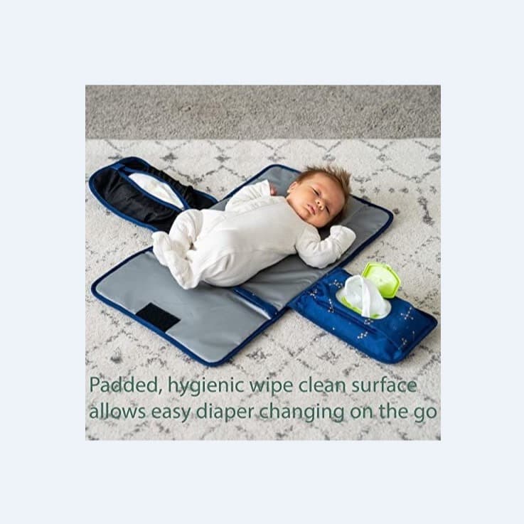 Portable baby changing pad bag multifunctional baby changing table waterproof baby mommy mother and baby bag supplies 5
