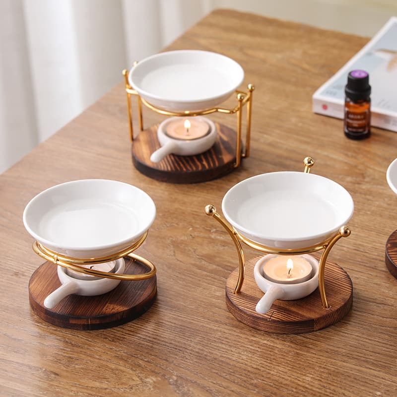 Wood-burning craft base, iron art aromatherapy stove, essential oil lamp, candle lamp stove, aromatherapy machine, cross-border Amazon foreign trade exclusive supply 4