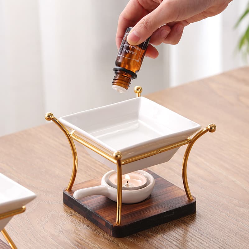 Wood-burning craft base, iron art aromatherapy stove, essential oil lamp, candle lamp stove, aromatherapy machine, cross-border Amazon foreign trade exclusive supply 5