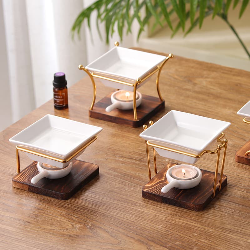 Wood-burning craft base, iron art aromatherapy stove, essential oil lamp, candle lamp stove, aromatherapy machine, cross-border Amazon foreign trade exclusive supply 6