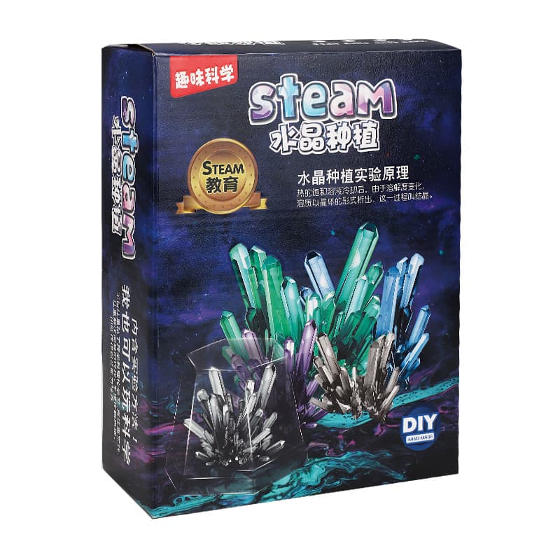 Crystal planting DIY scientific experiment set fun parent-child communication chemical experiment crystallization principle factory direct sale 6