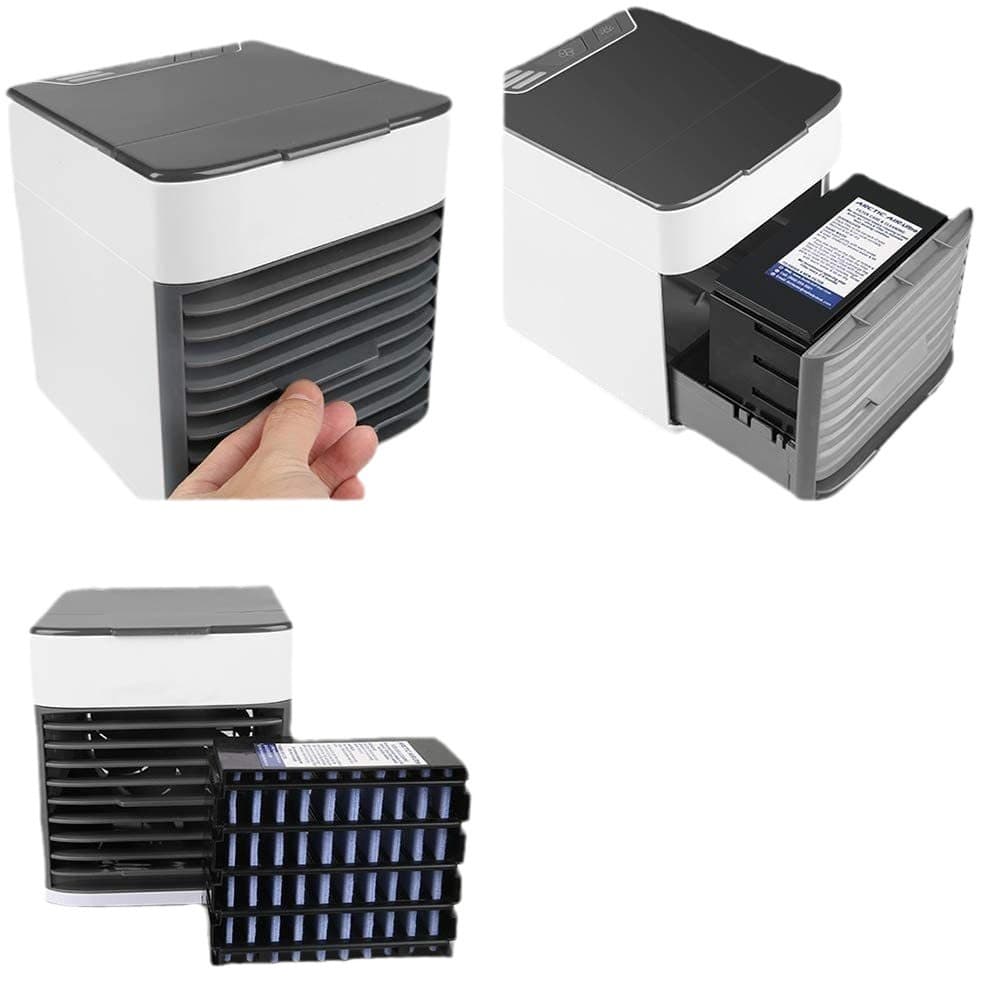 Second generation new household air cooler USB mini fan office dormitory removable portable air conditioner 6