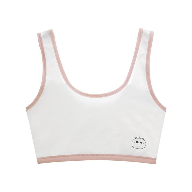 Developmental girls' underwear, junior high school, primary school students' chest wraps, medium and large girls' children's thin cotton bras and small vests 8