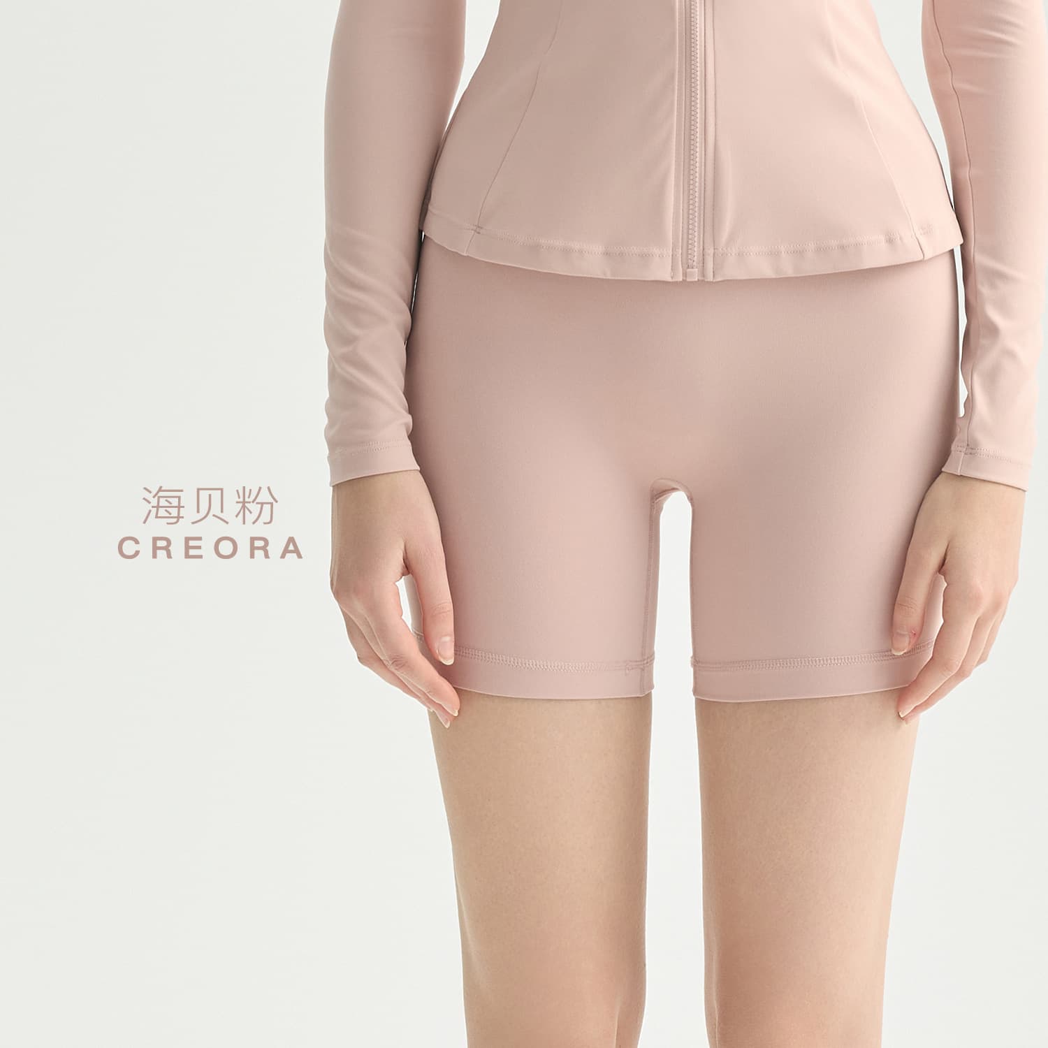 Huanpan Sports Shorts Women's Summer Thin Three-Point Outdoor Training High Waist Tightening Tight Cycling Pants Yoga Pants 8