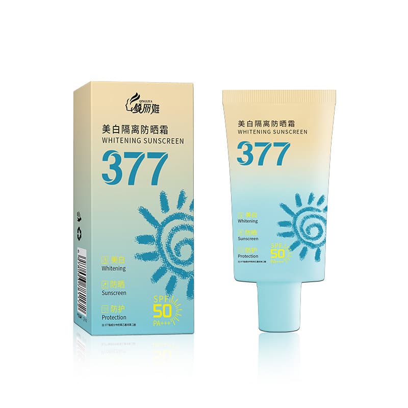 SPF50+ UV protection 377 whitening sunscreen, face and whole body refreshing high-power sunscreen spray isolation emulsion 7