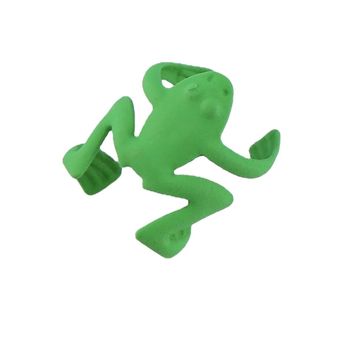 European and American new non-perforated frog ear clips, simple and personalized spray-painted cute frog ear clips without piercing earrings 6