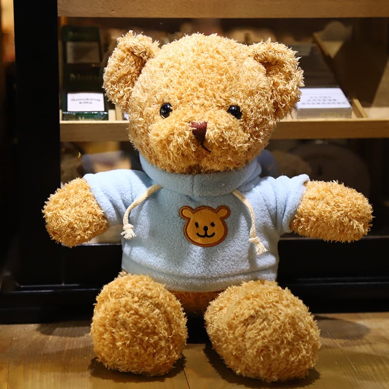 Wholesale gift box bag light Teddy sweater couple bear plush toy rag doll doll Valentine's Day gift LOGO 7