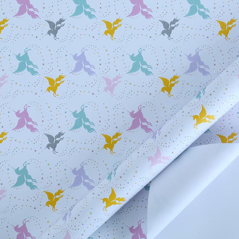 Amazon's new double-adhesive paper English Valentine's Day birthday gift packaging Holiday gift wrapping paper diy set 9