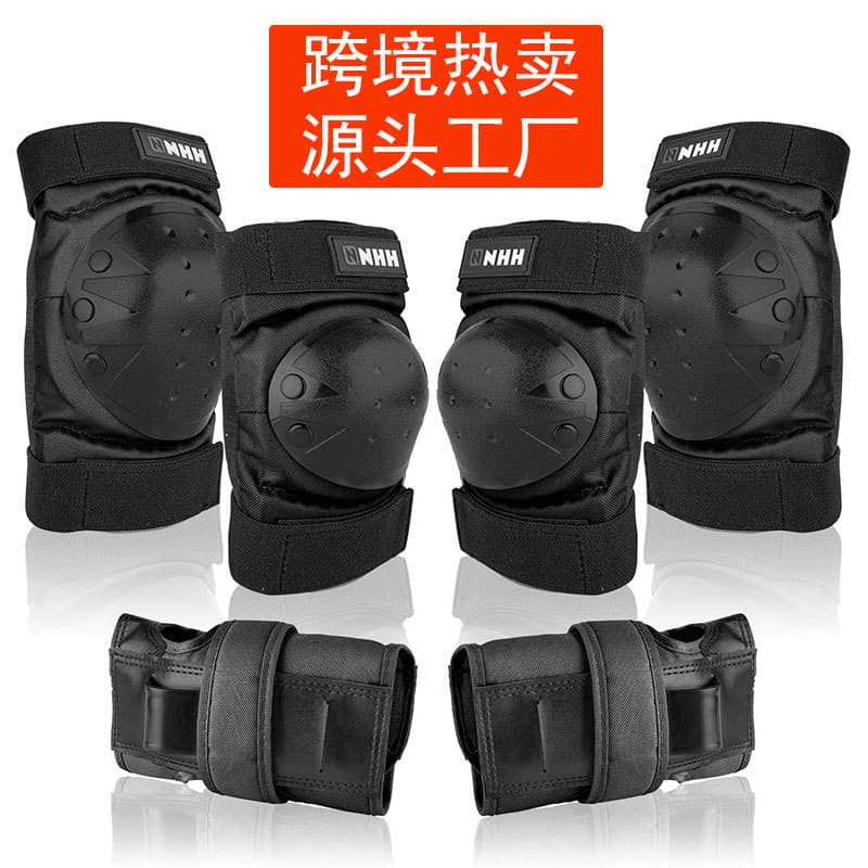 Cross-border special supply of ready-made adult skateboard protective gear, full set of equipment, knee pads, elbow pads, hand pads, thickened roller skating gear 2