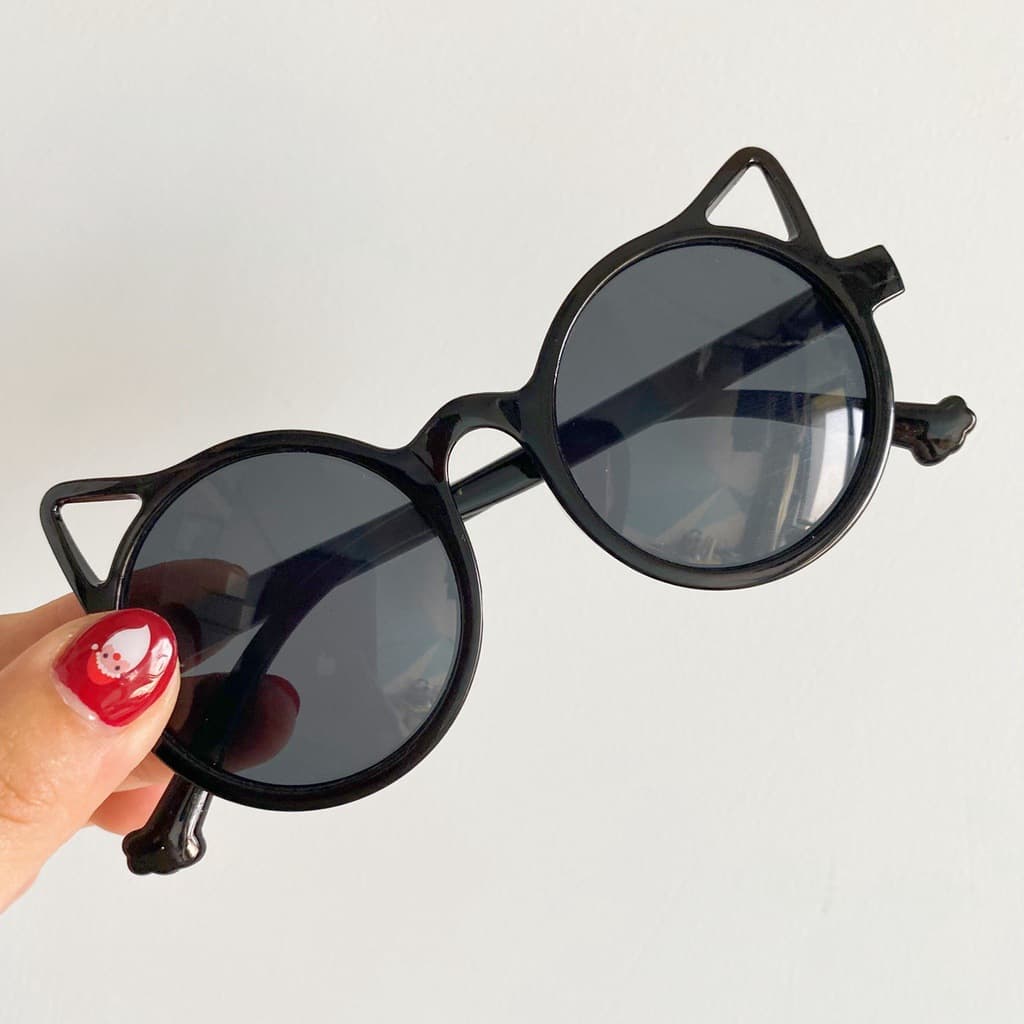 2024 new children's sunglasses fashion trend cat ear sunglasses children's sunglasses baby sunglasses 2