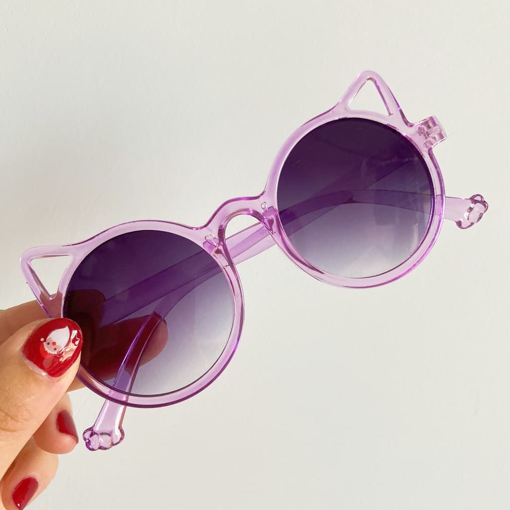 2024 new children's sunglasses fashion trend cat ear sunglasses children's sunglasses baby sunglasses 8
