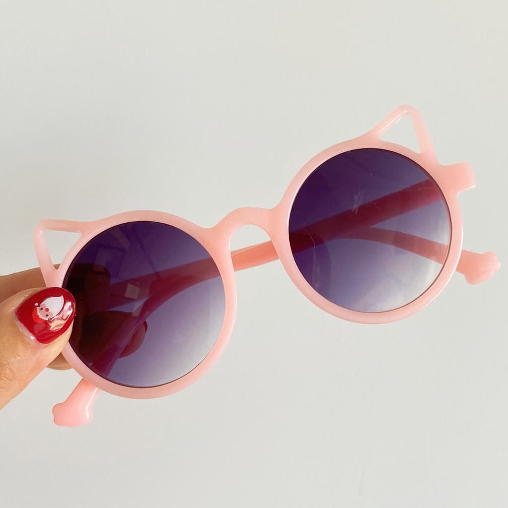 2024 new children's sunglasses fashion trend cat ear sunglasses children's sunglasses baby sunglasses 10