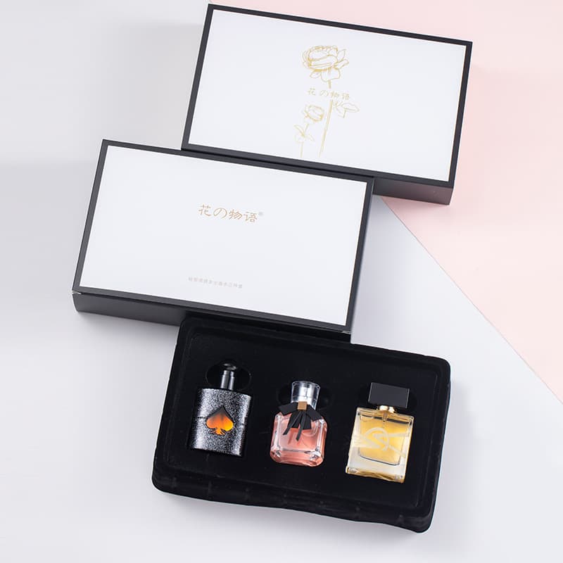 Ready-made Flower Story Douyin Kuaishou Women's Perfume Set Black Opium Three-piece Men's Perfume Gift Box 6