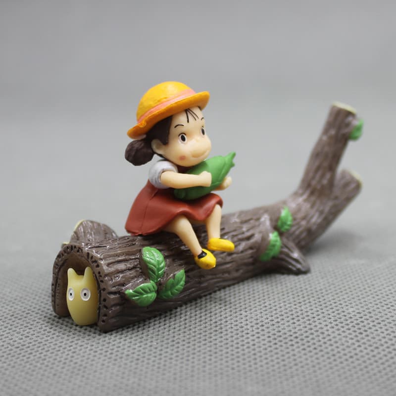 New creative fish tank accessories green leaves and big branches miniature landscape gardening dead wood cartoon car decoration base