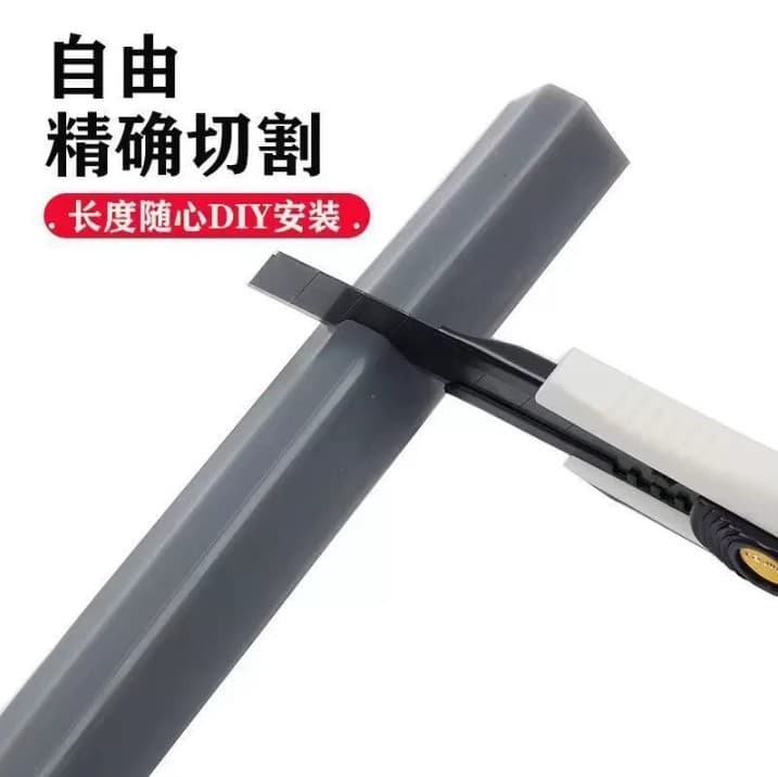 Bathroom water-retaining strip, bathroom floor water-retaining strip, shower room silicone water-retaining strip, triangle silicone fixing strip 4