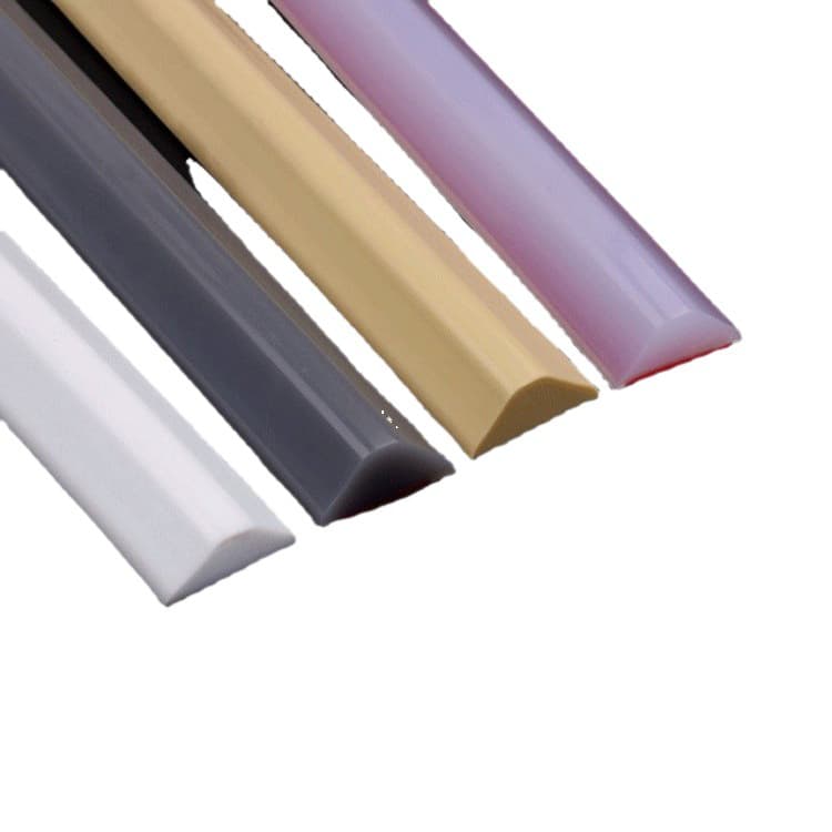 Bathroom water-retaining strip, bathroom floor water-retaining strip, shower room silicone water-retaining strip, triangle silicone fixing strip 6