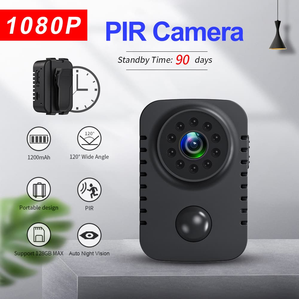 MD29 cross-border sports camera PIR low power recorder hot selling battery camera HD infrared night vision 2