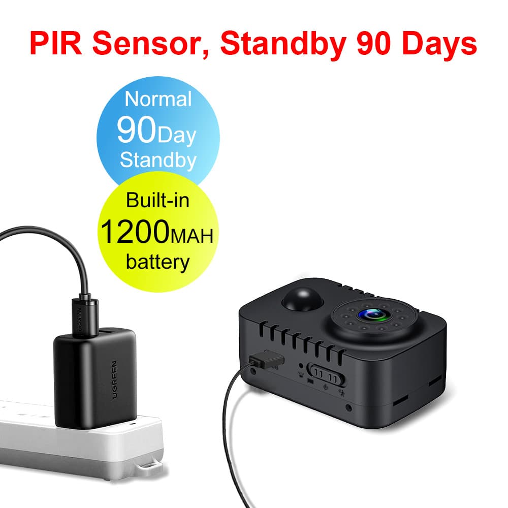 MD29 cross-border sports camera PIR low power recorder hot selling battery camera HD infrared night vision 4