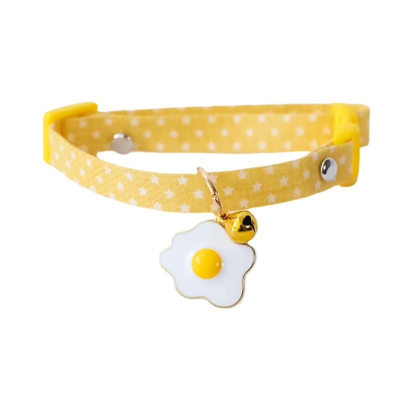 Cat collar bell accessories pet kitten dog necklace safety buckle neck decoration cartoon cute fortune 6