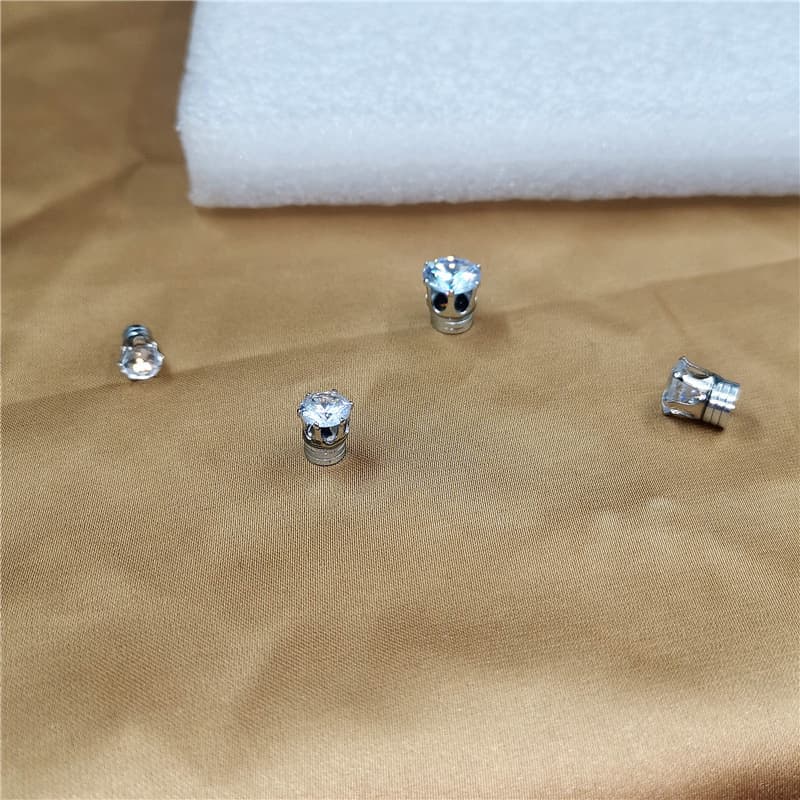 Temperament ear clip without piercing for women, flash diamond zircon ear bone nail, magnet ear socket ear nail, simple ear bone clip ear nail for men 5