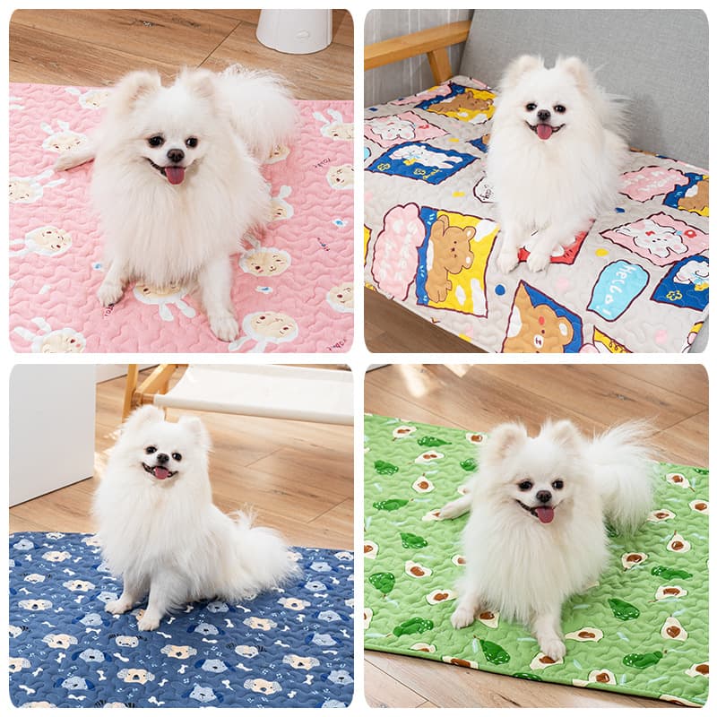Pet carpet, dog mat, special cotton mat for small and medium-sized dogs to sleep on, cat sleeping mat, summer non-slip pet mat 4