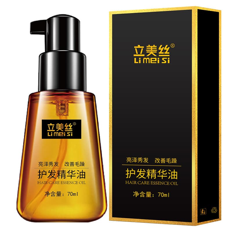 Moroccan hair care essential oil cares for curly hair, improves frizzy ends, moisturizes hair, leaves-free plants, smoothes and nourishes hair 7
