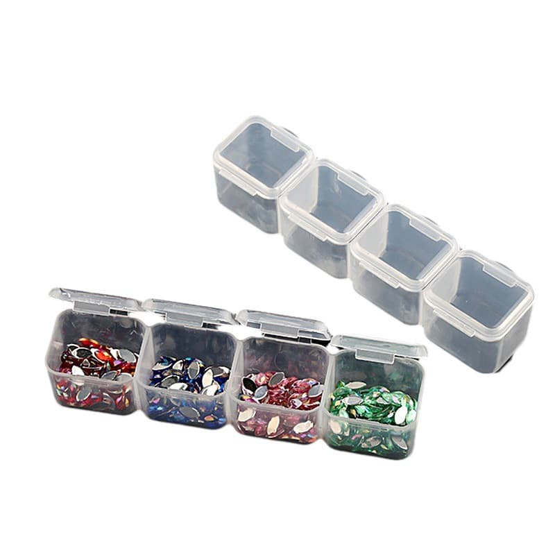 56-grid pp plastic cosmetic storage box rice beads nail art jewelry hardware tools fishing gear storage box factory direct sales 6